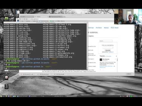 Using Emacs 35 - blogging