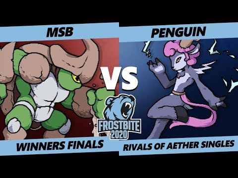 Frostbite 2020 RoA Winners Finals - SNT | MSB (Kragg) Vs. Penguin (Absa) Rivals of Aether Singles