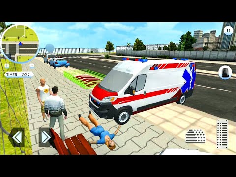 Rooftop First Aid VAN Truck #2 - Ambulance Driver Simulator 2021 - Android Gameplay