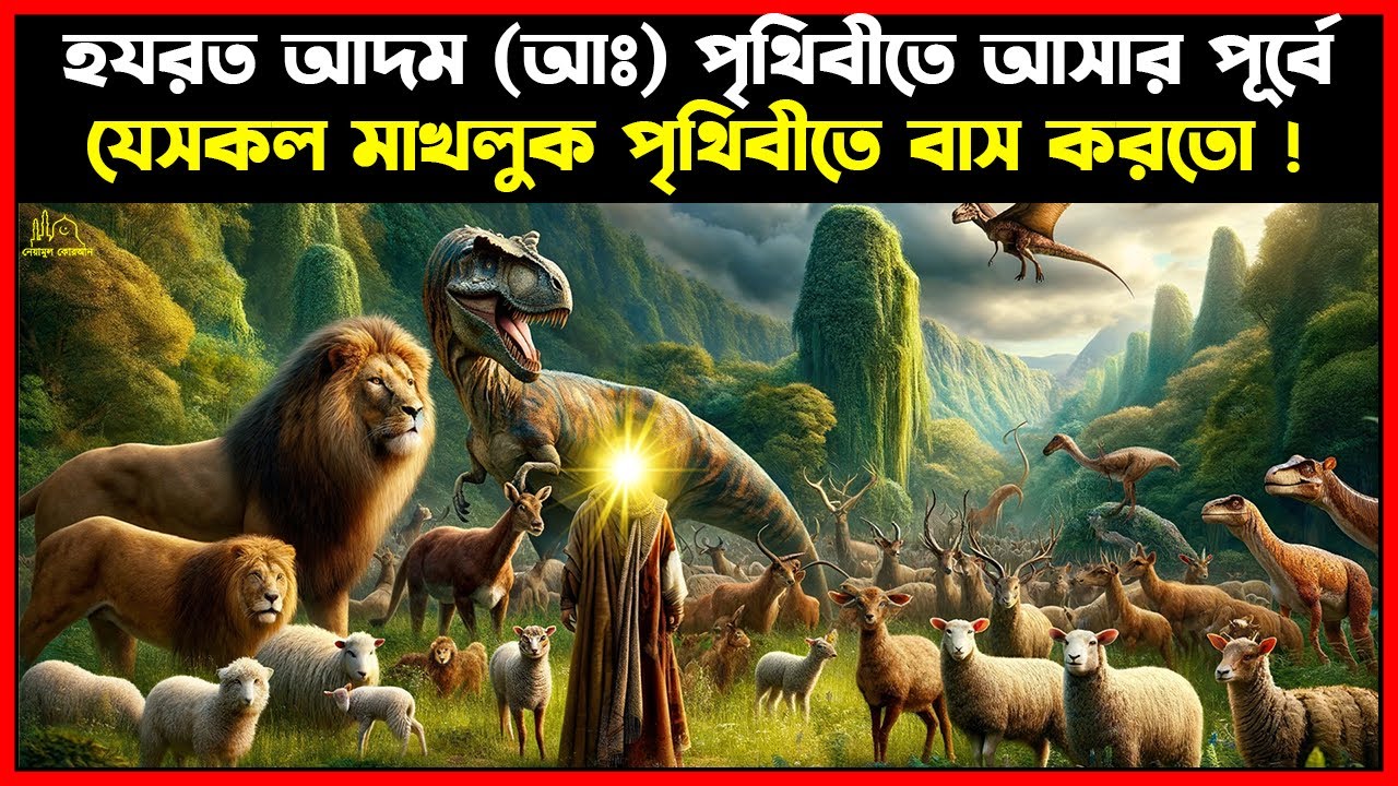 হযরত আদম (আঃ) পৃথিবীতে আসার পূর্বে যেসব মাখলুক পৃথিবীতে বাস করতো । Islamic Story Bangla