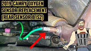 2018 - 2022 TOYOTA CAMRY / AVALON 02 SENSOR ( OXYGEN SENSOR ) REPLACEMENT / B1S2 | 2019 2020 2021