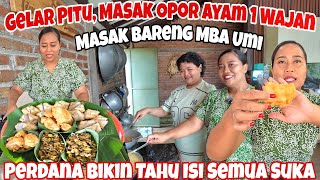 Download lagu MASAK BANYAK‼️OPOR AYAM 1 WAJAN,SAMBAL GORENG KERANG,DAGING SAPI & TAHU ISI ~  SLAMETAN DI KAMPUNG  mp3