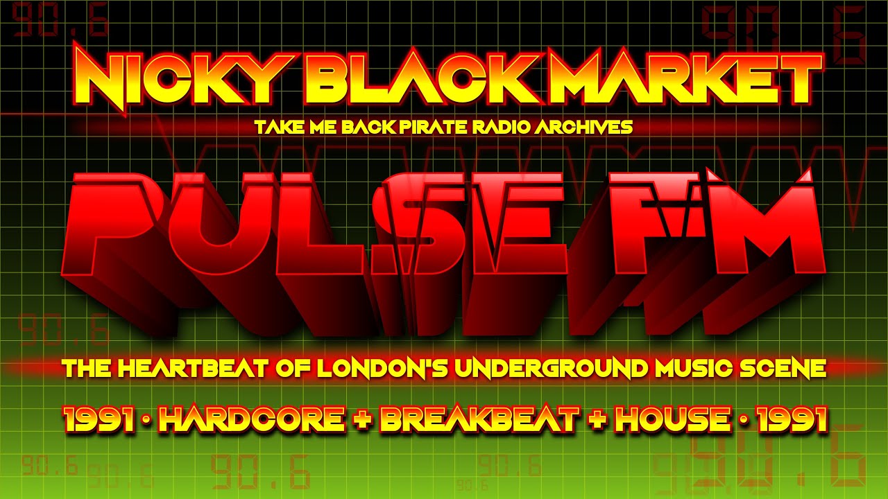 DJ Nicky Blackmarket | 1991 Breakbeat + Hardcore + House | Pulse FM 90.6
