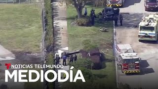 Muere el menor que viajaba en un auto impactado por una avioneta en Florida | Noticias Telemundo Muere el menor que viajaba en un auto impactado por una avioneta en Florida | Noticias Telemundo