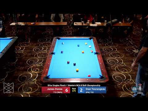James Davee vs Stan Tourangeau - Elite Singles Finals - 2023 Western BCA 8 Ball Championship