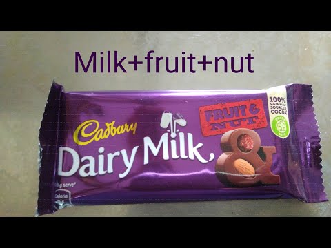 Dairy milk fruit & nut | Cadbury dairy milk mini pack | 45rs