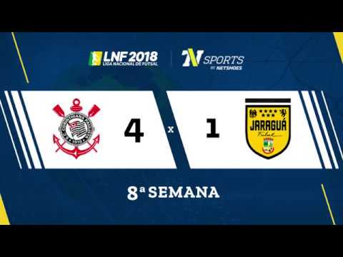 LNF2018 - Corinthians 4 x 1 Jaraguá - Gols - 8ª Rodada