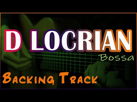 D Locrian Bossa Backing Track - (Dmin7 b5) - Flamenco arabian mood