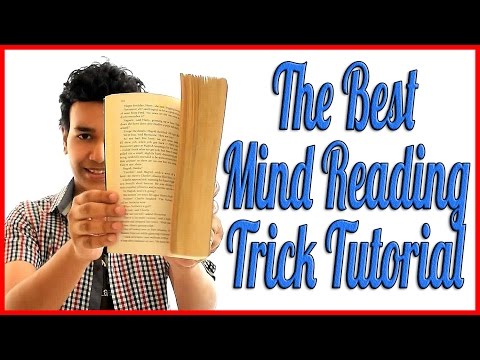 Book Test Mentalism Tutorial
