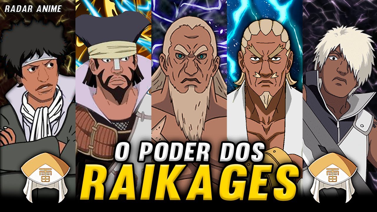 O PODER ESPECIAL DE CADA RAIKAGE DA VILA DA NUVEM