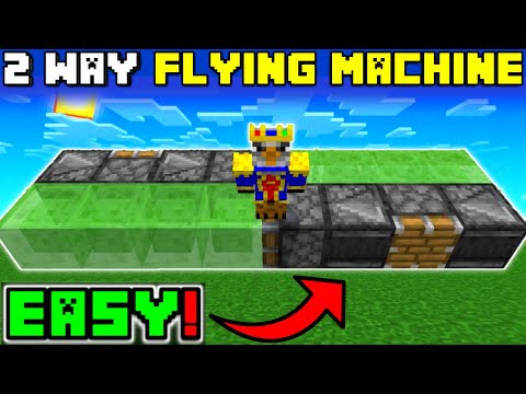 WingsOfEnd - 🦅 Minecraft Bedrock 1.19 | EASY 2 WAY FLYING MACHINE TUTORIAL!