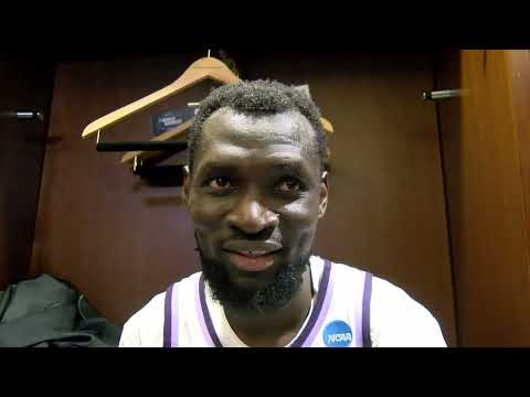 Kansas State Basketball | Abayomi Iyiola Postgame Interview | K-State 98, Michigan State 93