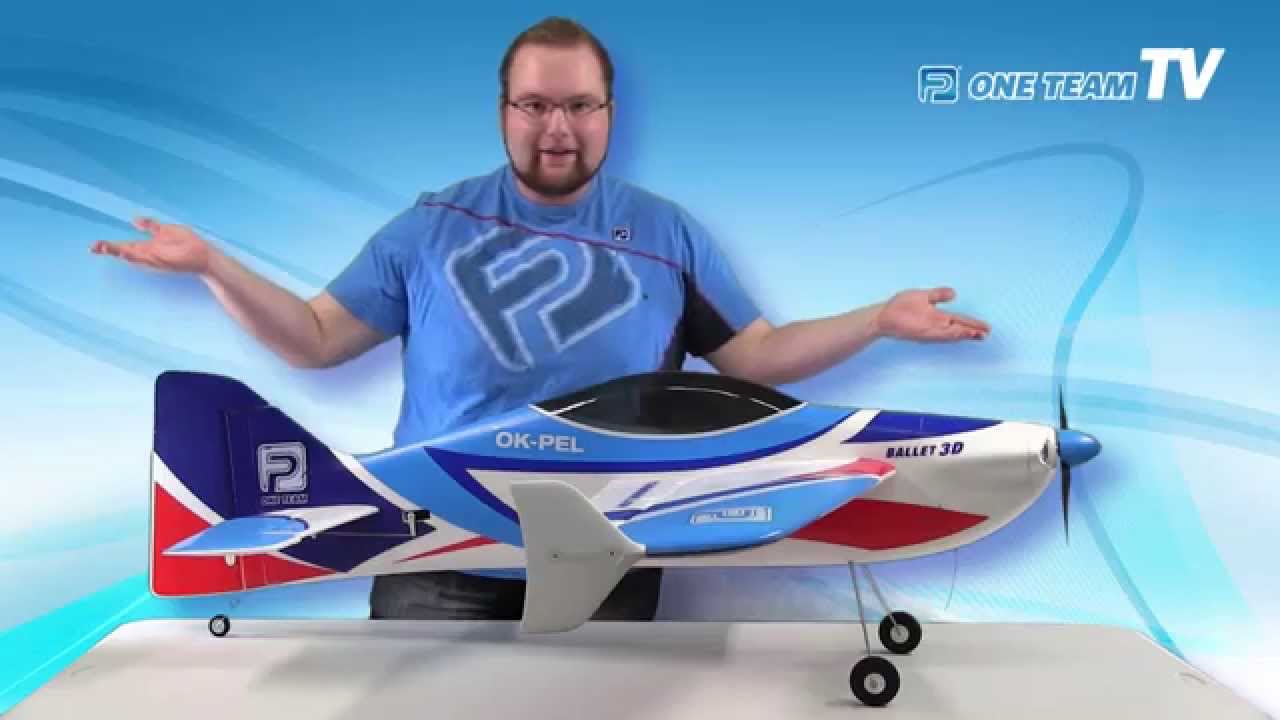 RC letadlo BALLET 3D