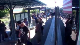 The man was wearing a black Jordan Brand baseball cap, a black t-shirt featuring an image of Marilyn Monroe and an American flag, black shorts, and black shoes.
Tschaggeny was seen carrying another backpack in his left hand but police did not know if it was his. 
Best served 23 years in the military and was a former candidate for Clackamas County commissioner.