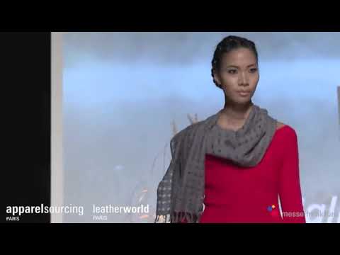 Sabahar cat walk at Apparel Sourcing, Paris, France. September 2019