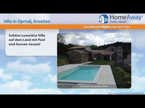 Istrien: Schöne Luxuriöse Villa auf dem Land mit Pool und Aussen-Jacuzzi - FeWo-direkt.de Video