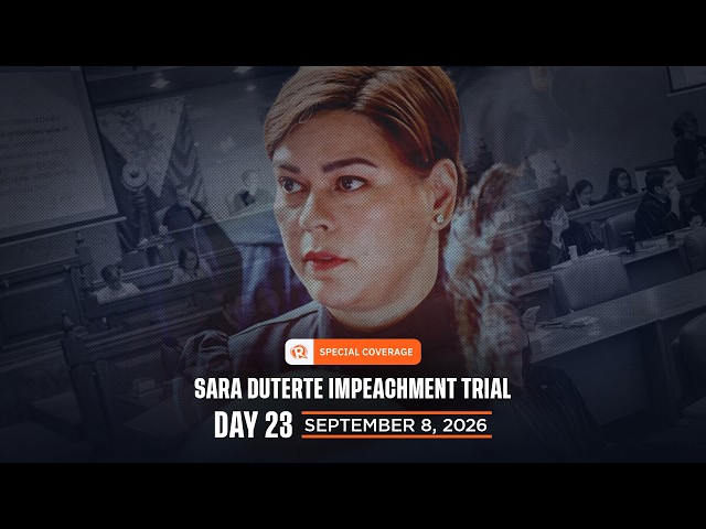 SPECIAL COVERAGE: Impeachment trial of Sara Duterte