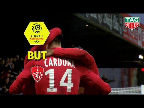 But Irvin CARDONA (43') / Stade Brestois 29 - AS Saint-Etienne (3-2)  (BREST-ASSE) / 2019-20