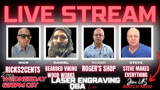 Live Shop Talk Steve Makes Everything, Ricks2Cents, Roger's Shop (and Bearded Viking)  Ep 27