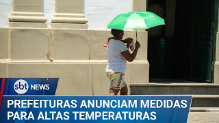Cidades de SP e RJ emitem alerta de calor para esta semana | #SBTNews (17/02/25)