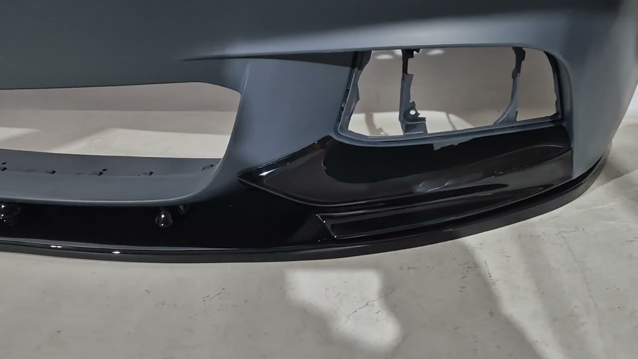 Передний спойлер DPT Lip V-2 (для M-Performance, черный глянец) Video 3