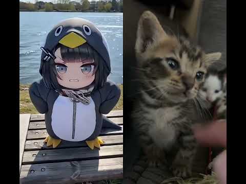 Gugugaga vs cats cute💕 #memes #fypシ゚viral