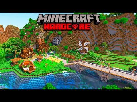 SOBREVIVI 100 DIAS CONSTRUINDO UMA BASE ACONCHEGANTE NO MINECRAFT HARDCORE