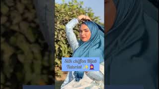 Download lagu Beautiful Silk Chiffon Hijab tutorial ✨🧕 #hijab #hijabtutorial #2023 #viral #shorts mp3