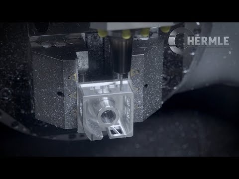 Вертикальный фрезерный пятиосевой обрабатывающий центр с ЧПУ Hermle AG C 12 - Видео c Youtube №4