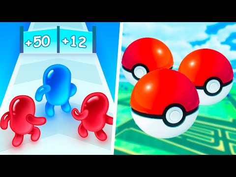Join Blob Clash 3D vs Pokeyball  - Satisfying Mobile Game Max Level Gameplay (Part 1)