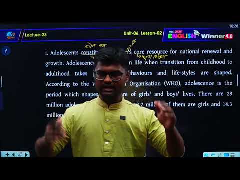 Adolescence and Some Related Problems in Bangladesh - Part 01