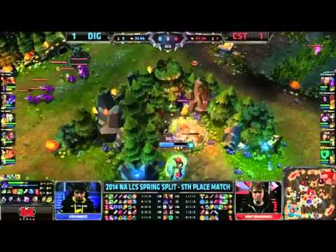 Team Dignitas vs Team Coast | Game 3 - 5th Place | 2014 NA LCS Spring Split Playoffs [HQ]