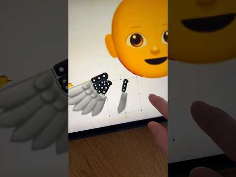 👼➡️➡️😱 #creepyemojis #creepycute #emojis