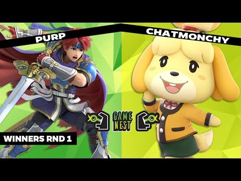 Game Nest Smash It Up: Purp (Roy) vs Chatmonchy (Isabelle/Villager) - Winners Round1