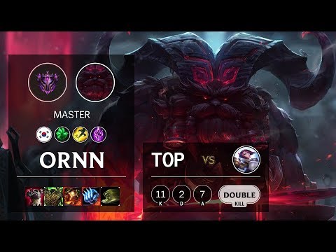 Ornn Top vs Fiora - KR Master Patch 10.11