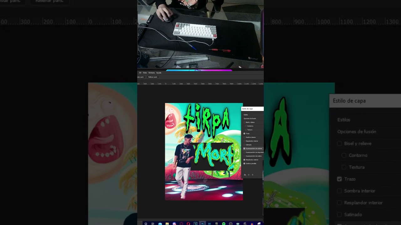 Tirpa x Rick y Morty 🛸🔥 #shorts #design #fmsespaña