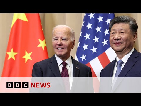 Video | Joe Biden holds last meeting with China's President Xi as US president | BBC News