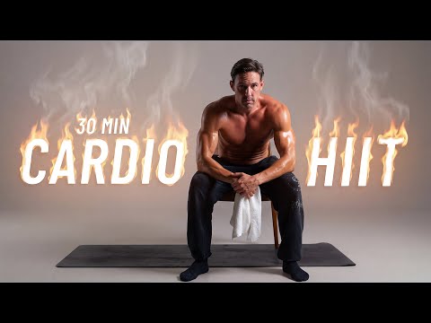 30 Min Full Body HIIT Workout For Fat Burn & Cardio (No Equipment)