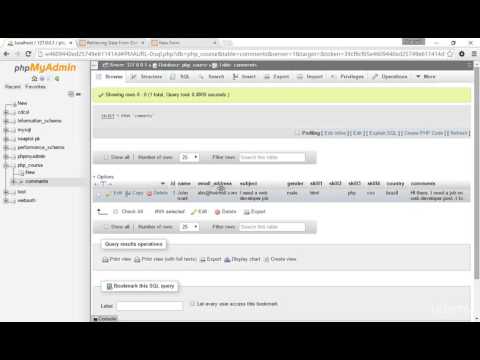PHP With Bootstrap3 Tutorial | Submitting the Form Part 68