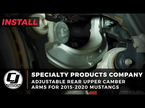 2015-2023 Mustang Install | SPC Billet Aluminum Adjustable Rear Upper Camber Arms