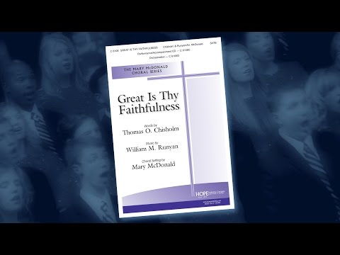 Great Is Thy Faithfulness - arr. Mary McDonald