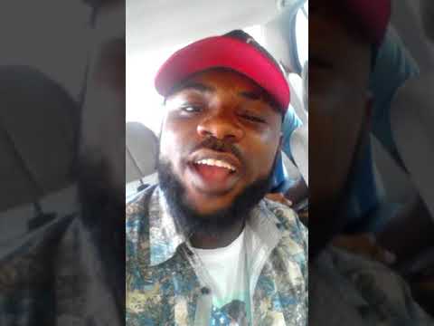 SAINT TT in the car with friends after recording thanks in the studio.