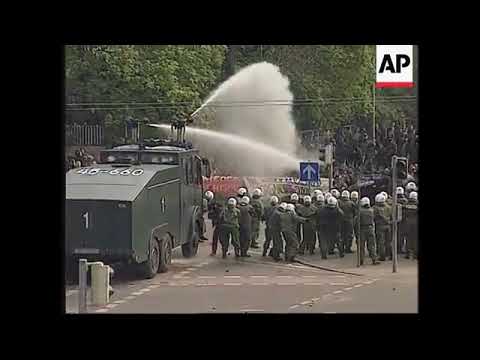 Proteste gegen Neonaziaufmarsch in Leipzig