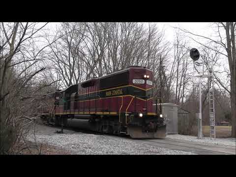 South Coast Rail: Mass Coastal MC-4 passes new signal - Taunton, MA