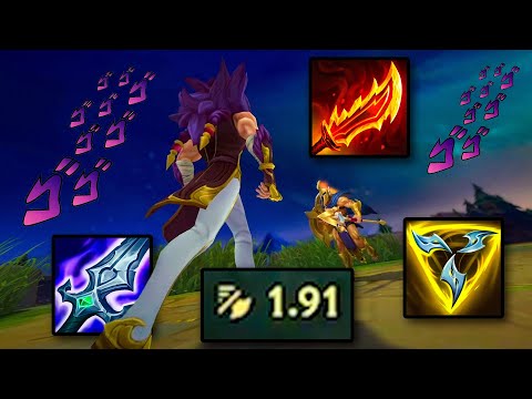 I tried the most anime Sett build