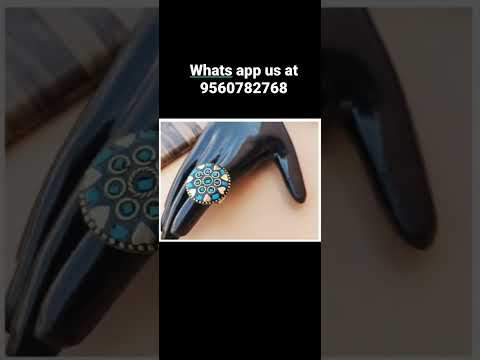 Golden Brass Handmade Afghan Tibetan Size Adjustable Ring