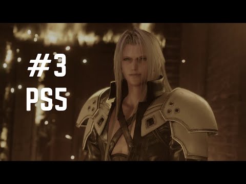 Final Fantasy 7 Remake Walkthrough Gameplay Part 3 - Sephiroth (PS5)(1080p HD)