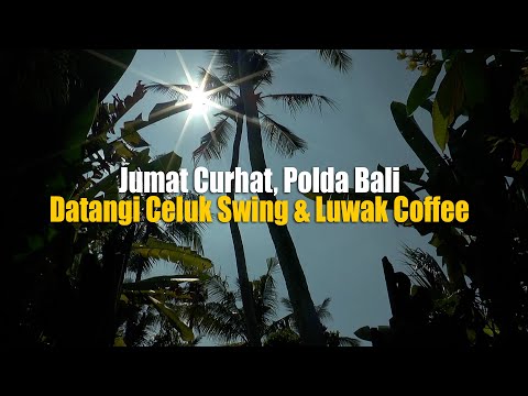JUMAT CURHAT, POLDA BALI DATANGI CELUK SWING E CAFÉ LUWAK
