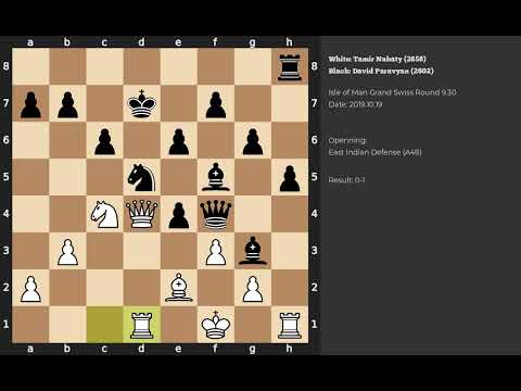 Tamir Nabaty - David Paravyan | East Indian Defense | 2019