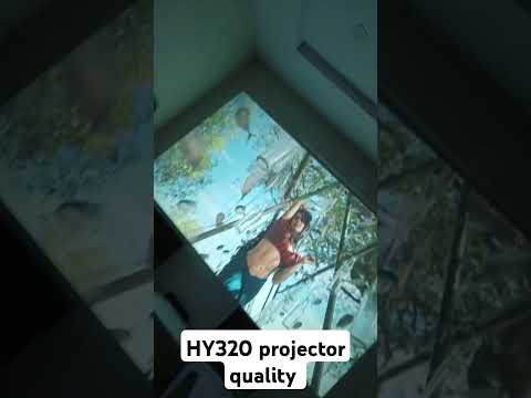HY320 projector quality for any doubts DM to my insta id: @mrchandu.rs #projector #hy320 #ntr #song